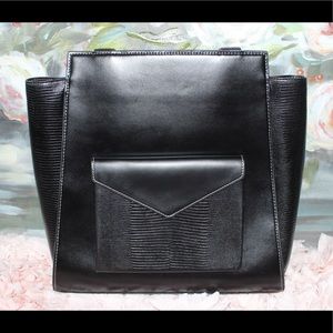 Staud Leather Tote - Black
